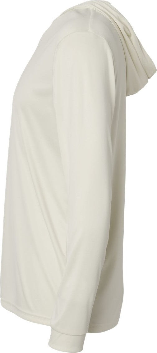 Left View of Sand Bahama Performance Hooded Long Sleeve T-Shirt - 220