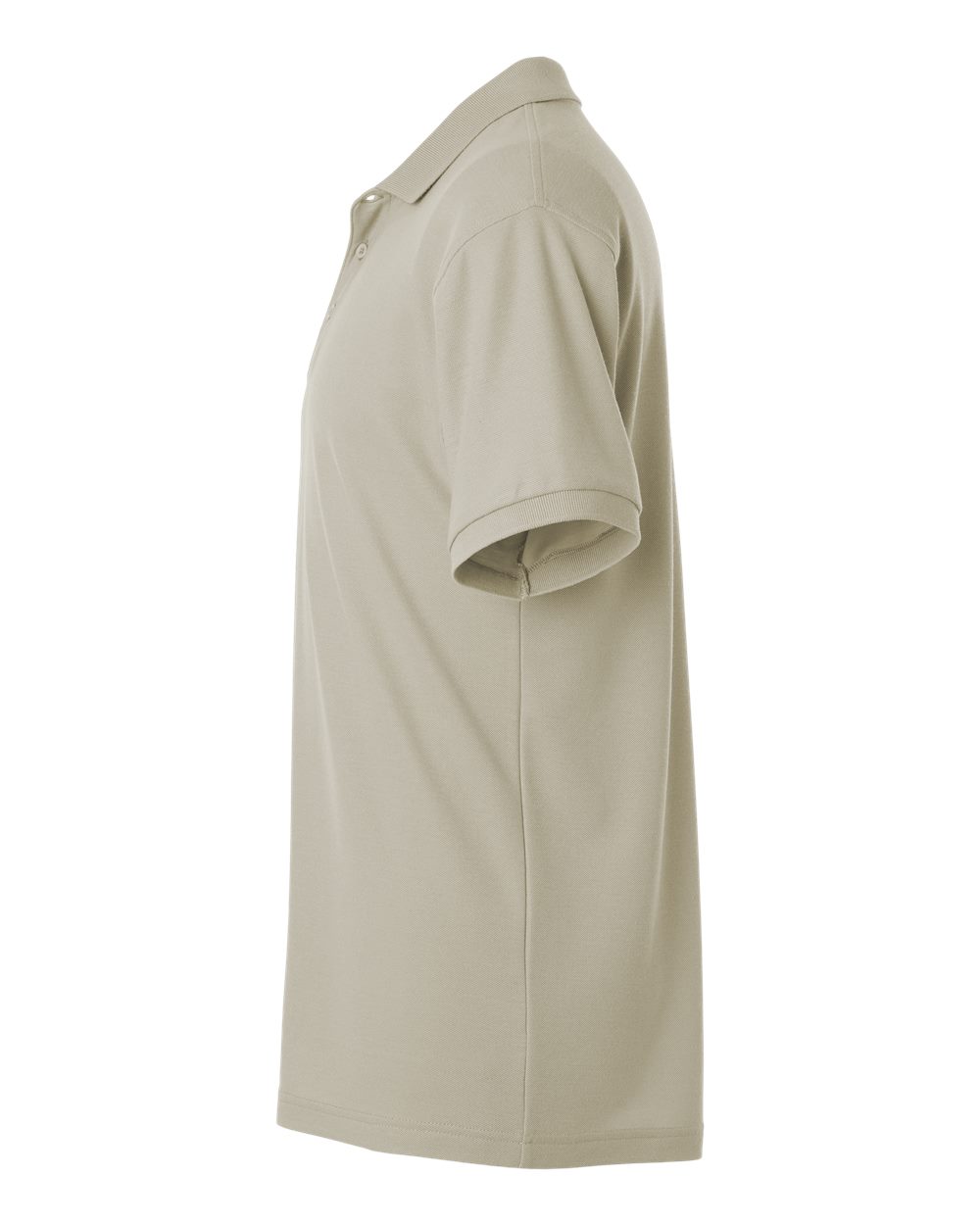 Left View of Sand Pique Polo - 62800