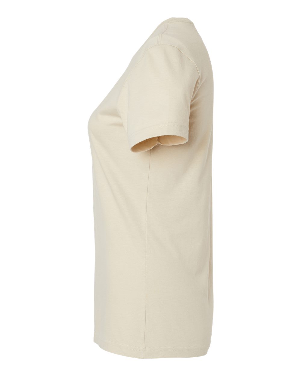 Left View of Sand Softstyle® Women’s T-Shirt - 64000L