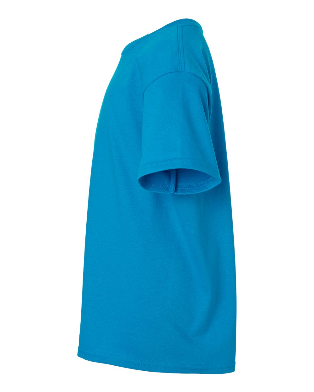 Left View of Sapphire Ultra Cotton® Youth T-Shirt - 2000B