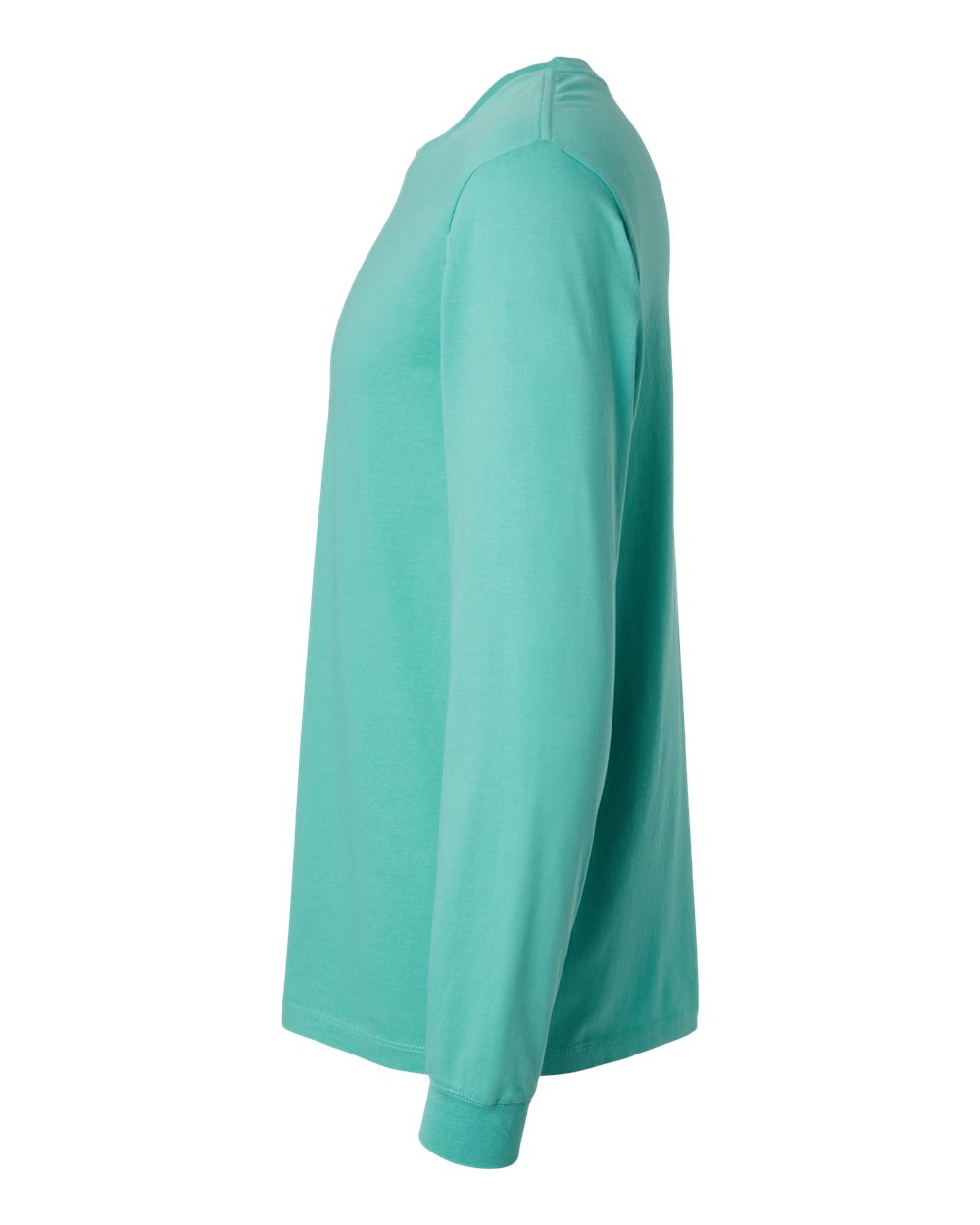 Left View of Seafoam Classic Long Sleeve T-Shirt - 220