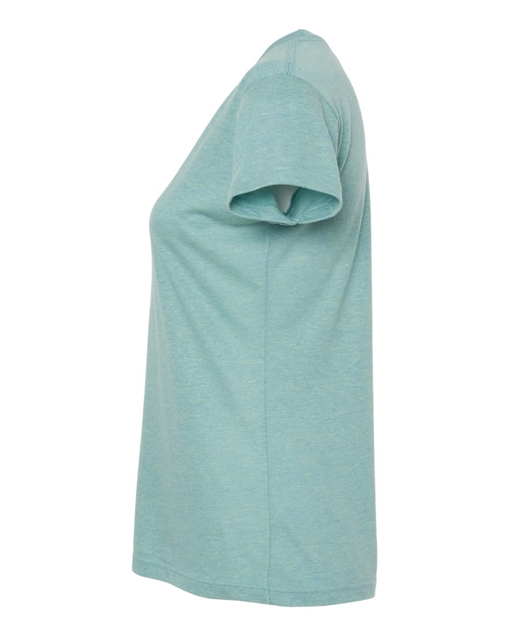 Left View of Seafoam Tri Blend Women's Tri-Blend T-Shirt - 253