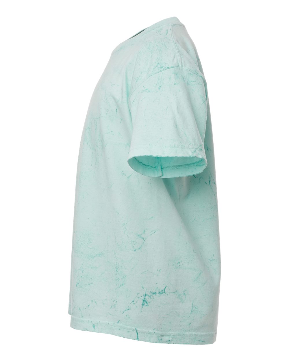 Left View of Seaglass Colorblast™ Youth Heavyweight T-Shirt - 1745Y