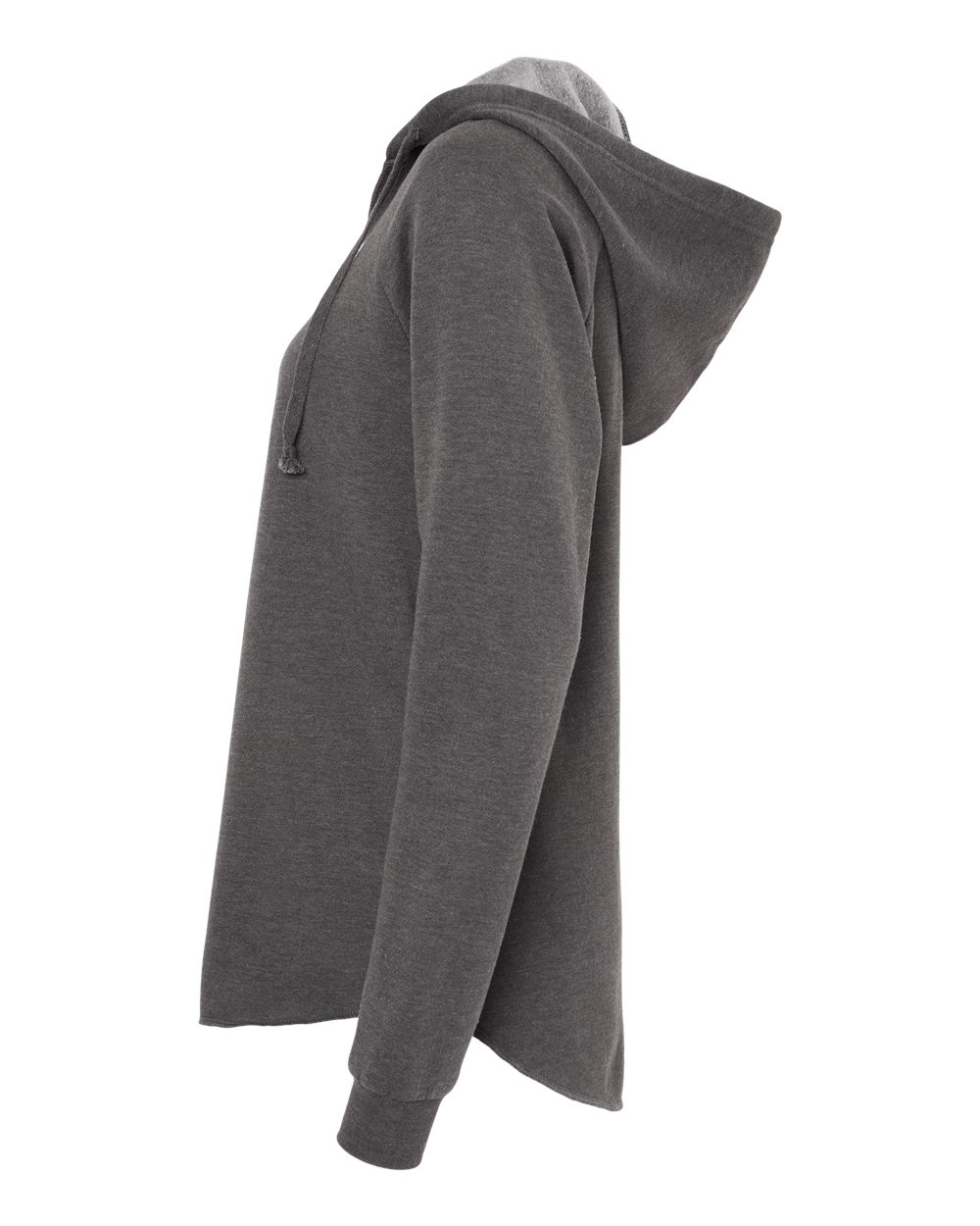 Left View of Shadow Women’s Lightweight California Wave Wash Hooded Sweatshirt - PRM2500