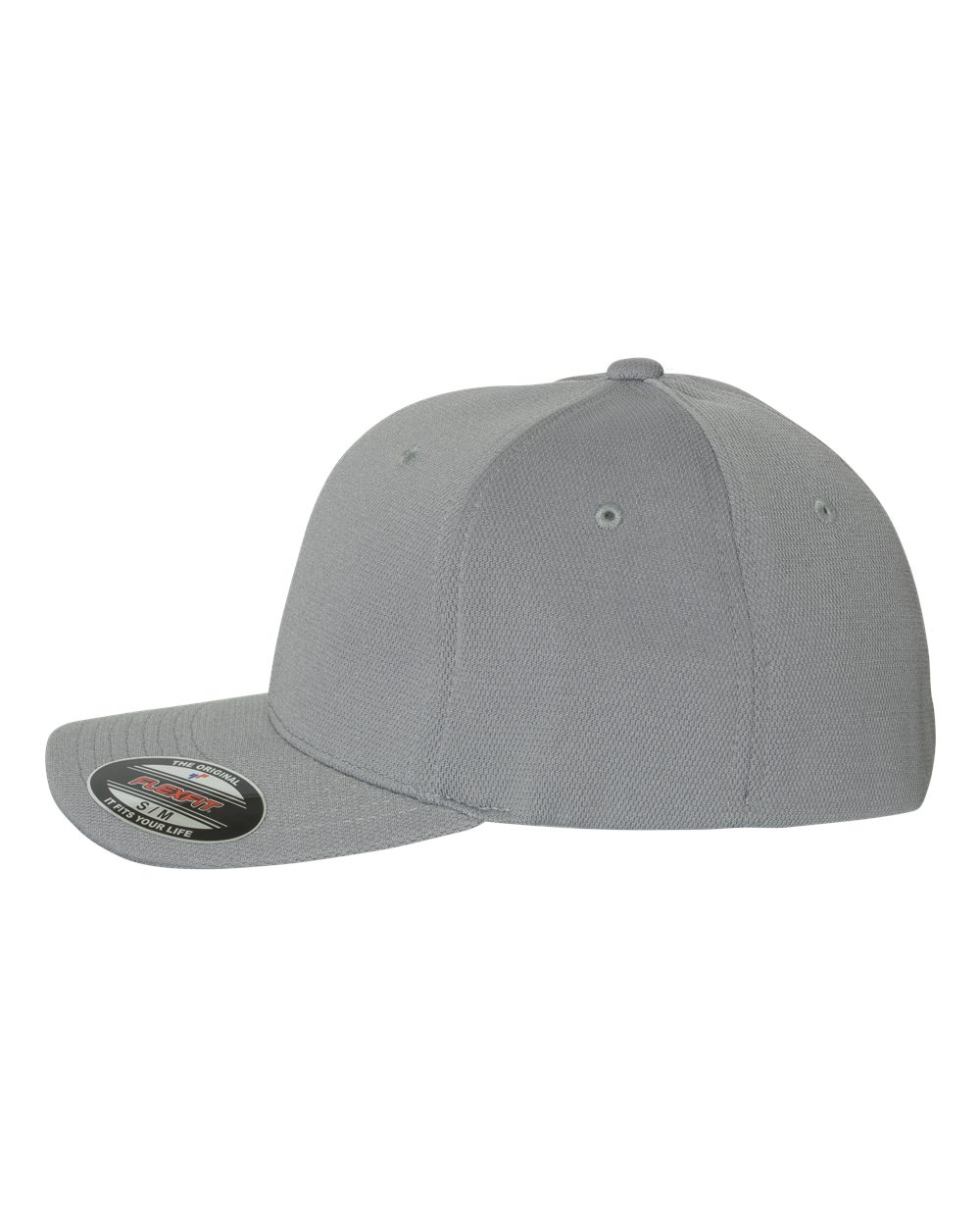 Left View of Silver Cool & Dry Sport Cap - 6597