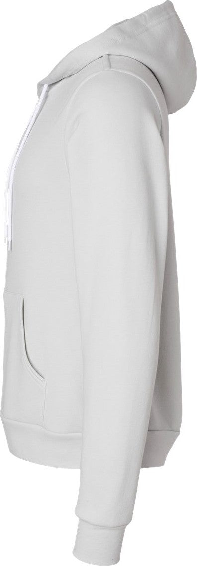 Left View of Silver Sponge Fleece Full-Zip Hoodie - 3739