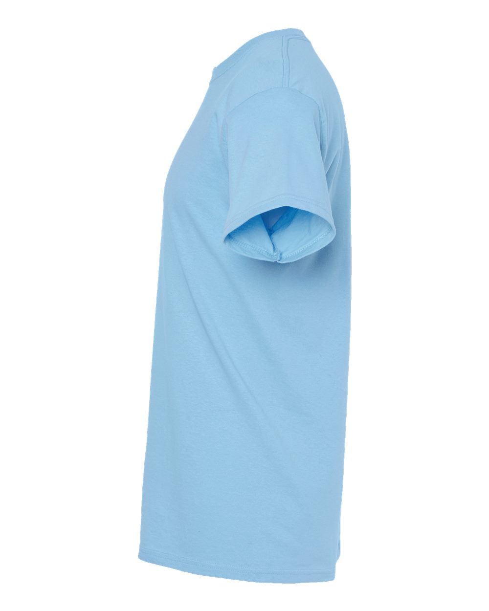 Left View of Sky Gold Soft Touch T-Shirt - 4800