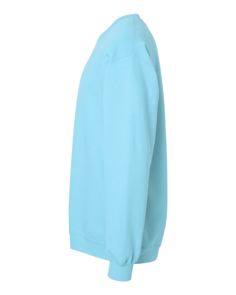 Left View of Sky Softstyle® Midweight Crewneck Sweatshirt - SF000