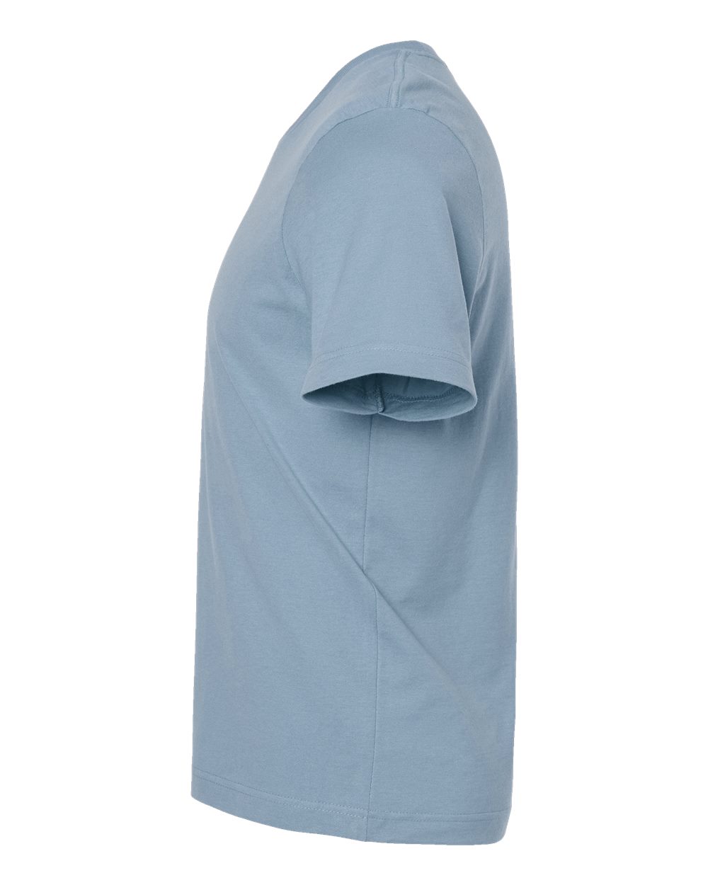 Left View of Slate Premium Cotton T-Shirt - 502