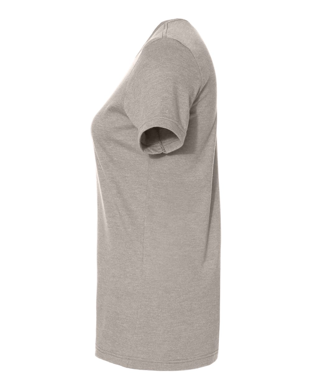 Left View of Slate Softstyle® Women's CVC T-Shirt - 64001LCVC