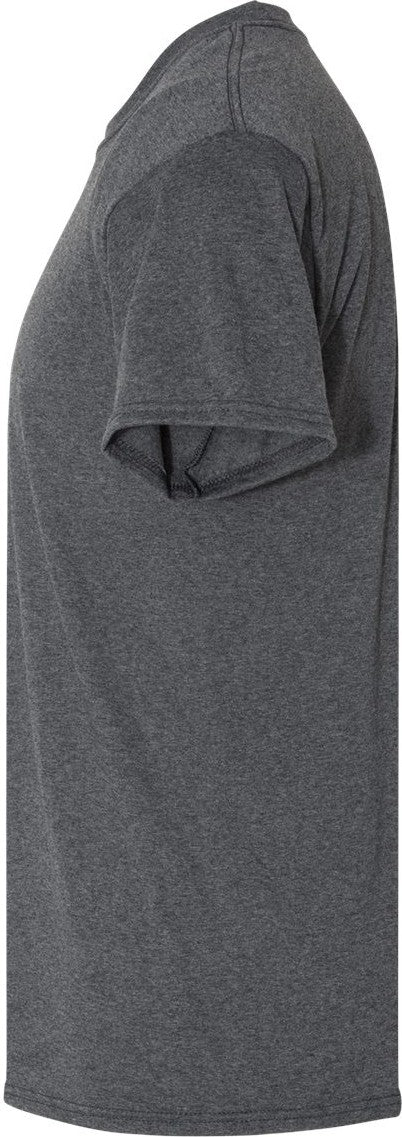 Left View of Slate Triblend Perfect-T Triblend T-Shirt - 42TB