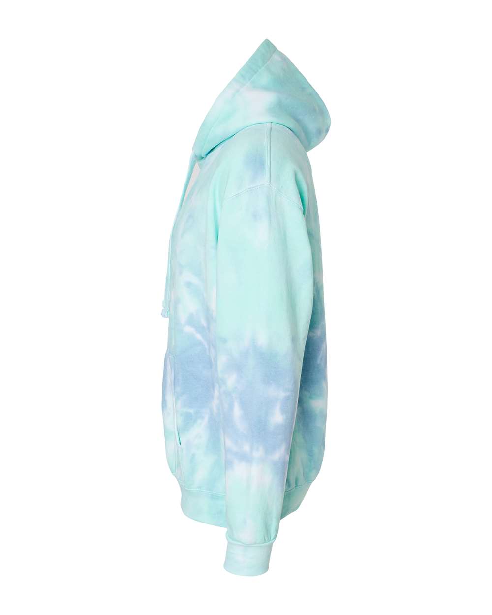 Left View of Slushy Youth Tie-Dyed Hooded Sweatshirt - 8777Y