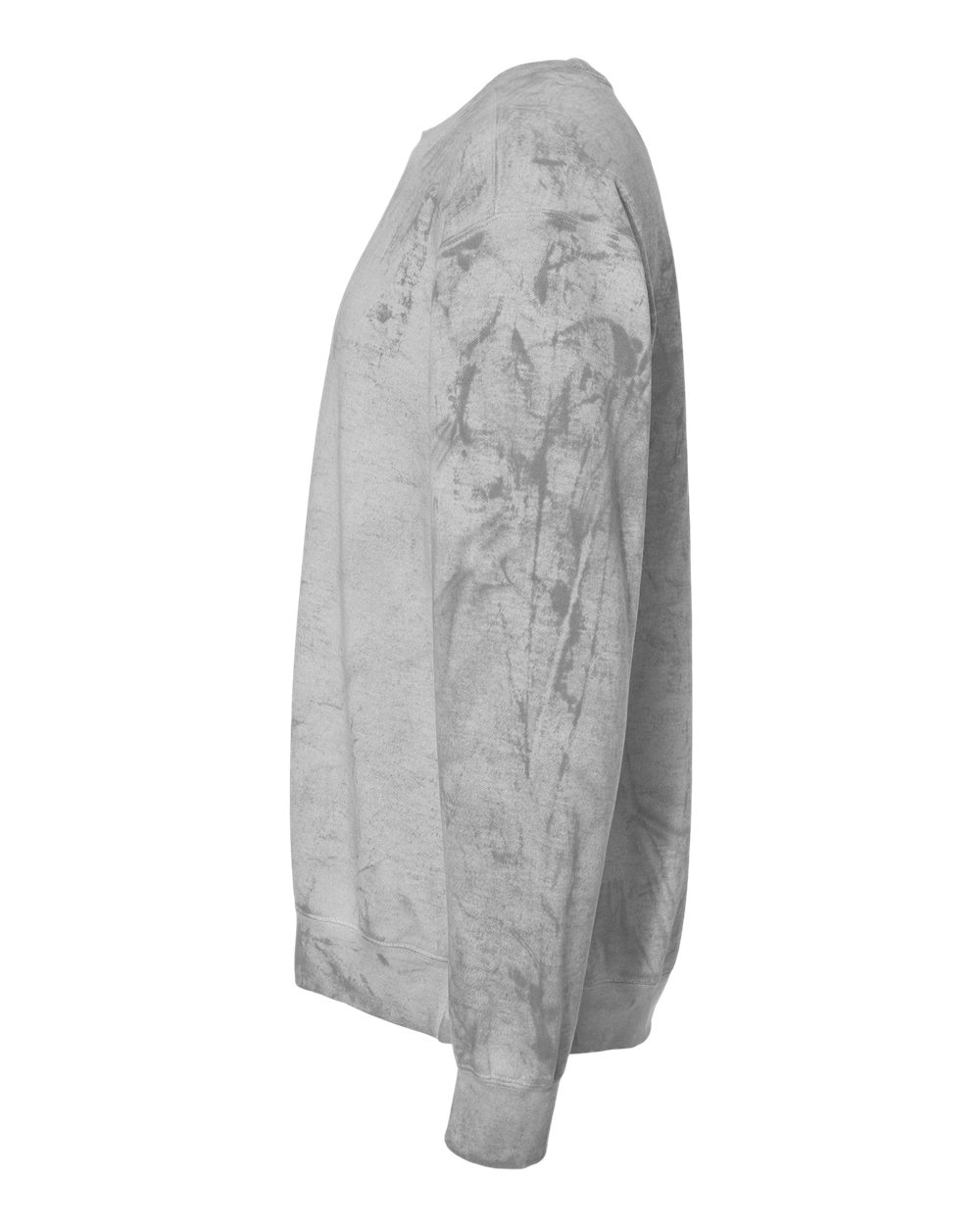 Left View of Smoke Colorblast™ Crewneck Sweatshirt - 1545