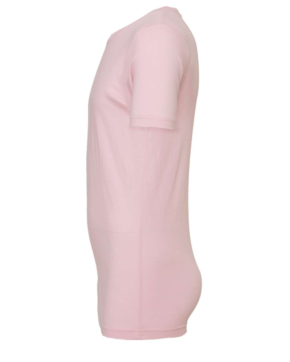 Left View of Soft Pink Jersey Tee - 3001