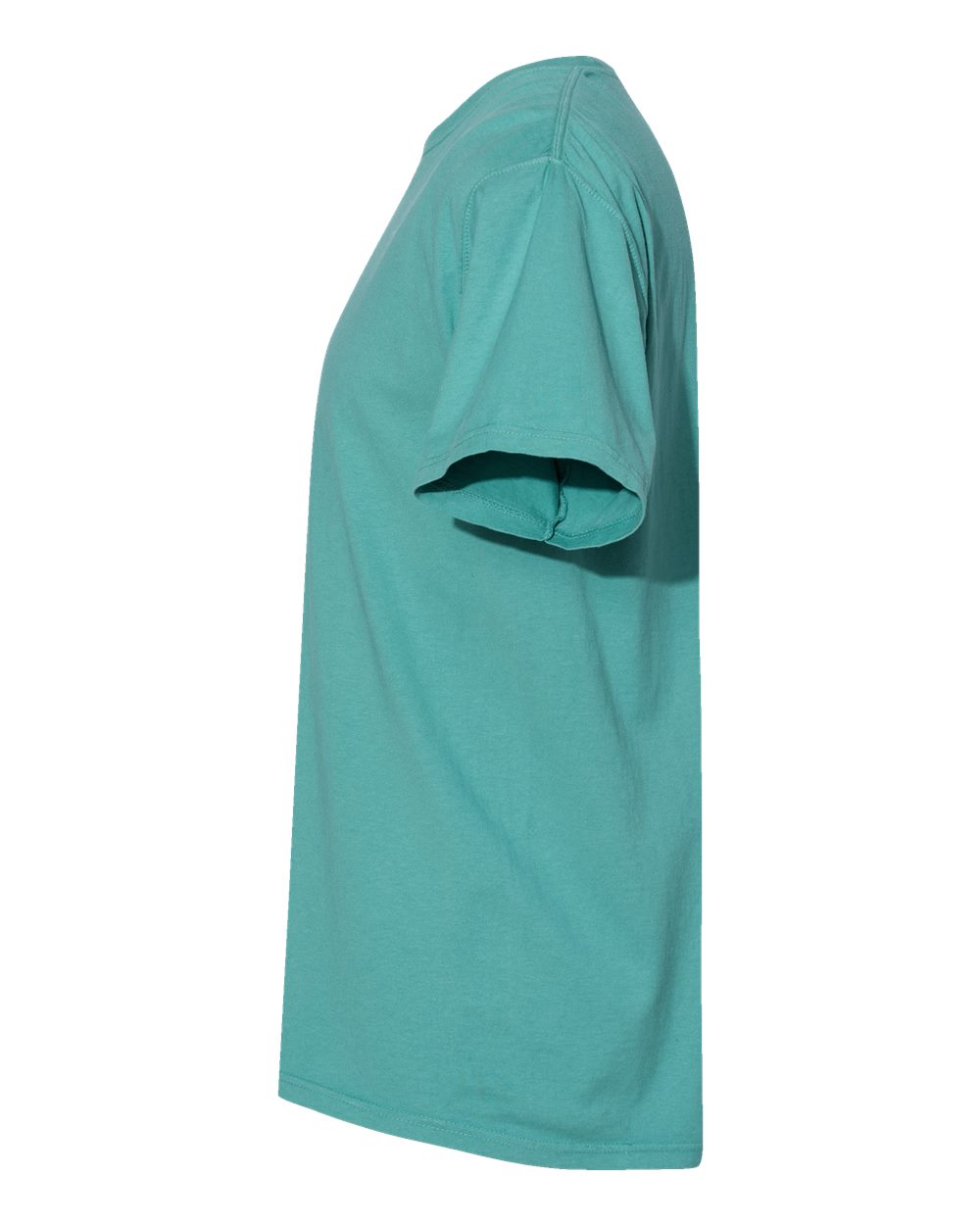 Left View of Spanish Moss Garment-Dyed T-Shirt - GDH100