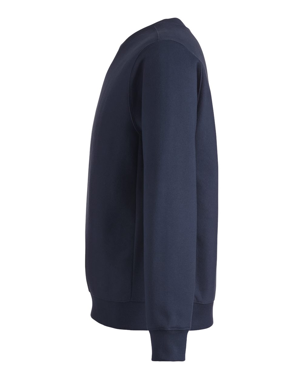 Left View of Sport Dark Navy Unisex Zone HydroSport™ Heavyweight Sweatshirt - TT98