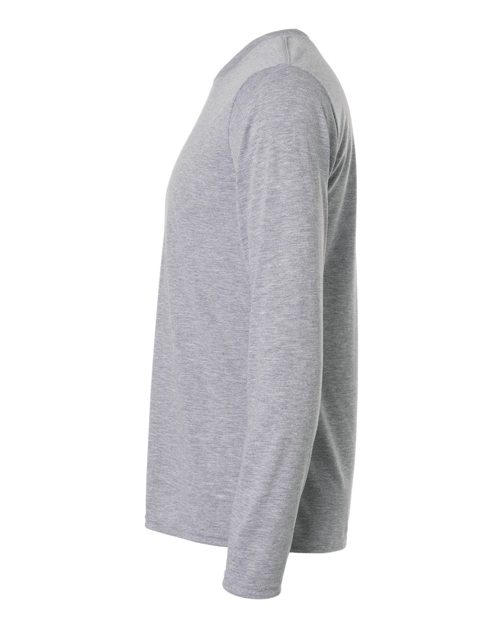 Left View of Sport Grey Performance® Long Sleeve T-Shirt - 42400