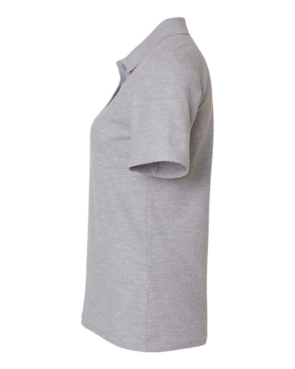Left View of Sport Grey Softstyle® Women's Pique Polo - 64800L