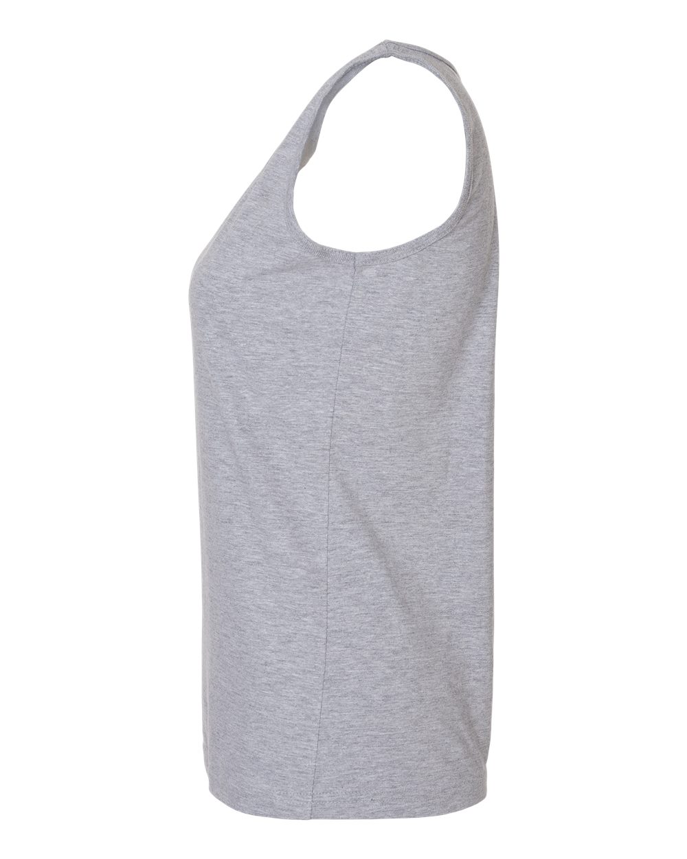 Left View of Sport Grey Softstyle® Women’s Tank Top - 64200L