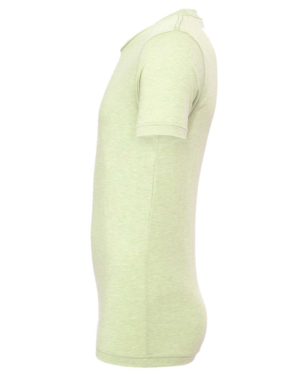 Left View of Spring Green Triblend Triblend Tee - 3413