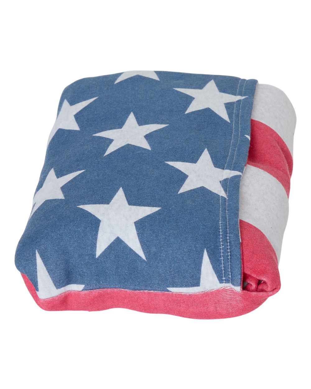 Left View of Stars & Stripes Triblend Triblend Fleece Blanket - 8852