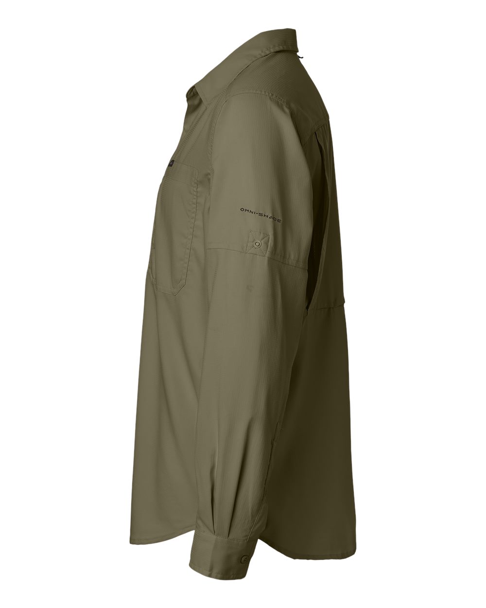 Left View of Stone Green Silver Ridge™ Utility Lite Long Sleeve Shirt - 201293