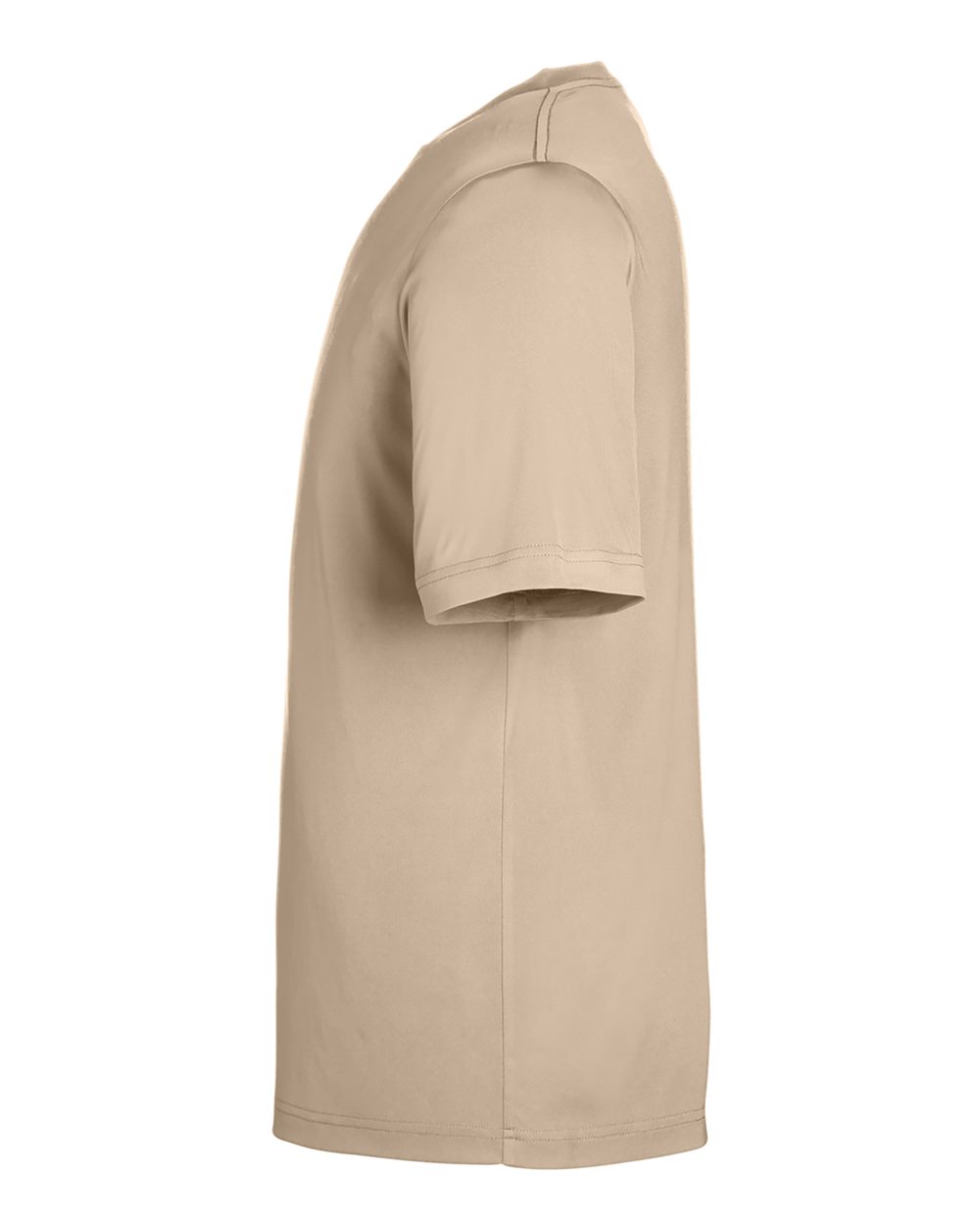 Left View of Stone Unisex Capital Performance T-Shirt - CE10