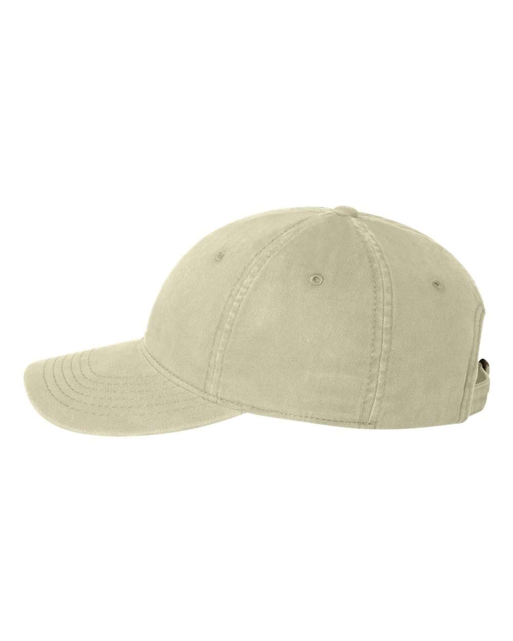 Left View of Stone Unstructured Cap - AH35
