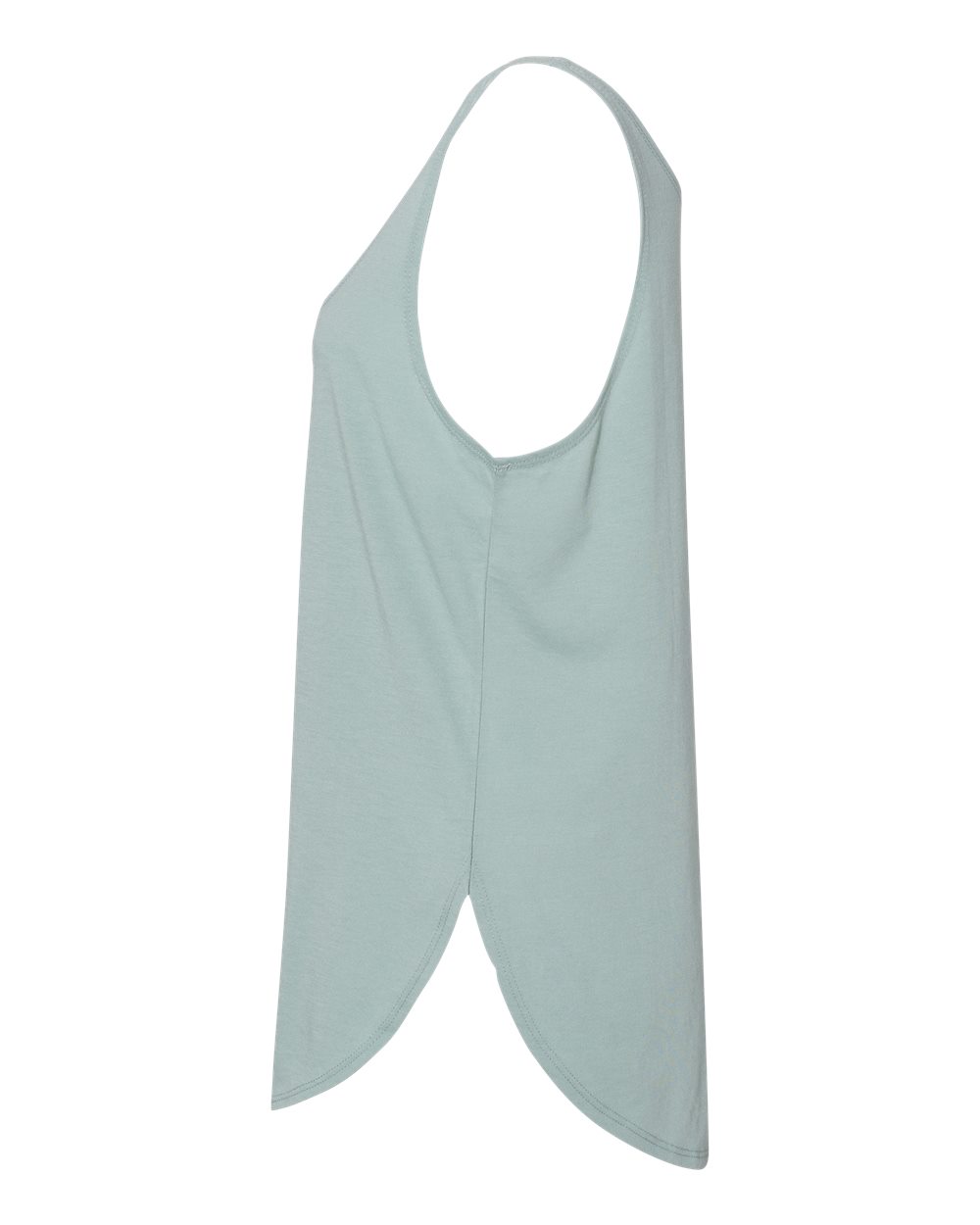 Left View of Stonewash Green Women's Festival Tank - 5033