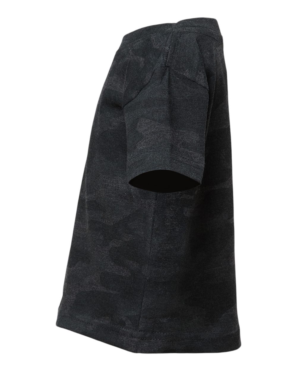Left View of Storm Camo Infant Fine Jersey Tee - 3322