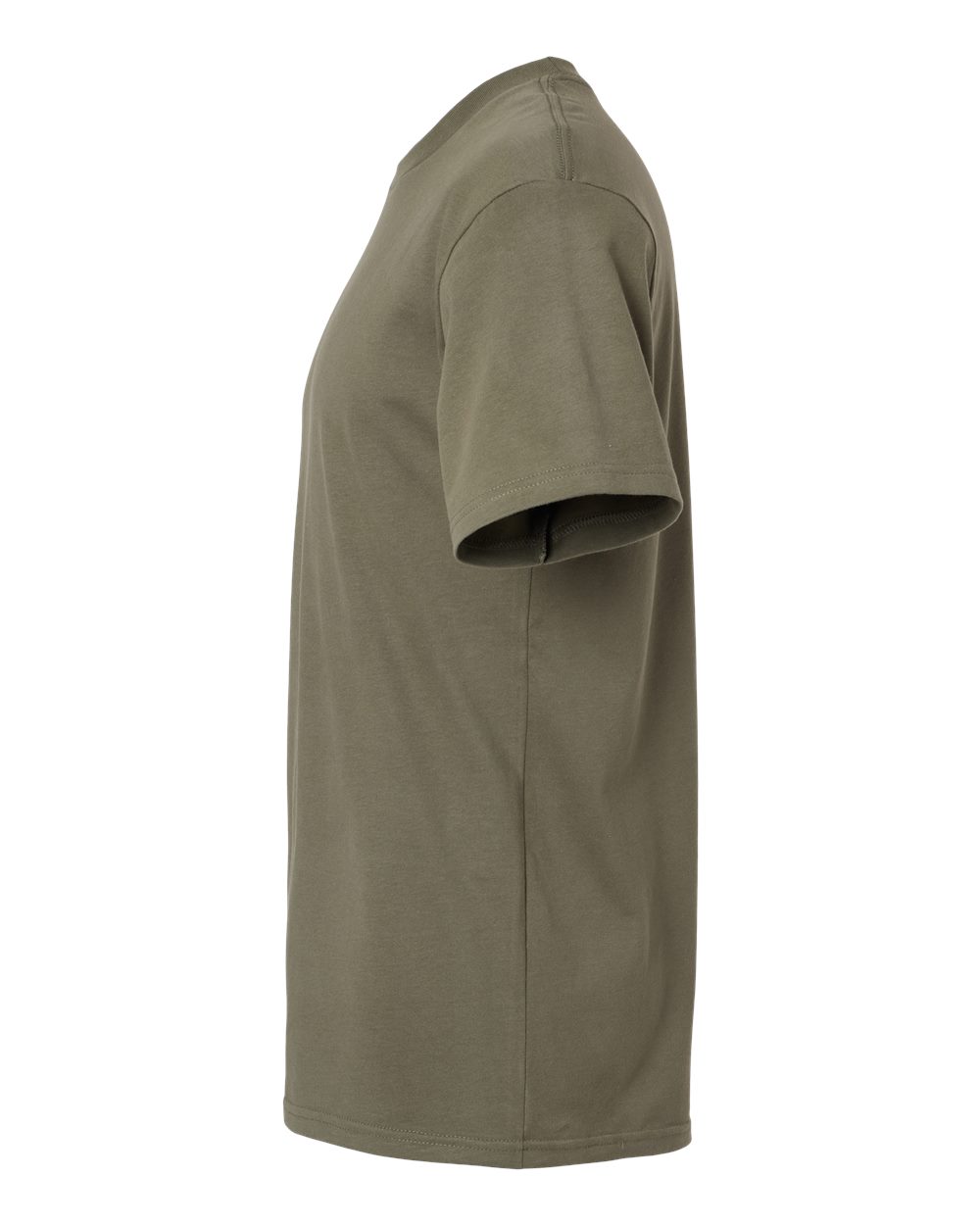 Left View of Sueded Lieutenant Sueded Cloud Jersey Tee - 5389
