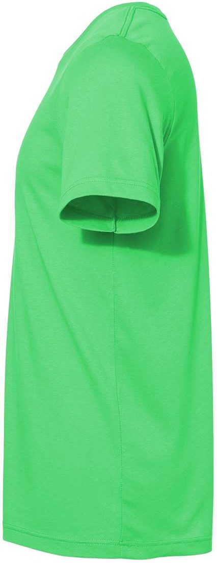 Left View of Synthetic Green Jersey Tee - 3001