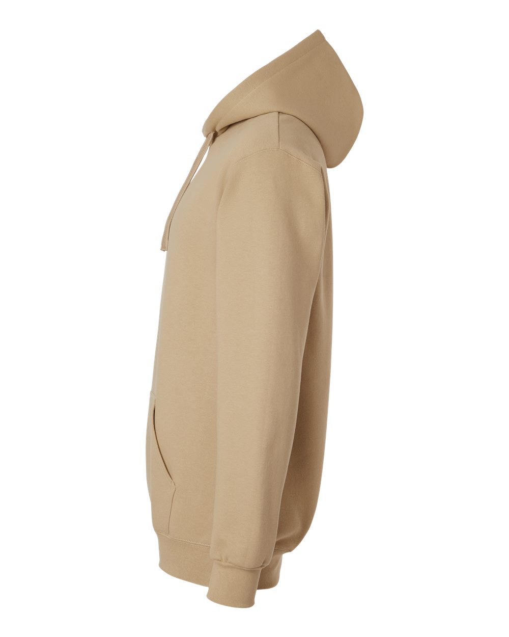 Left View of Tan Hammer™ Maxweight Hooded Sweatshirt - 19500