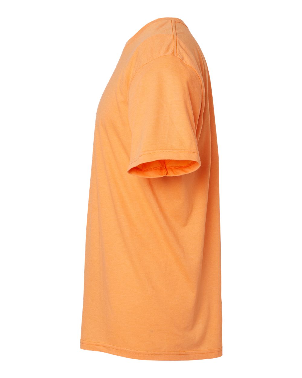 Left View of Tangerine Mist Softstyle® CVC T-Shirt - 64000CVC
