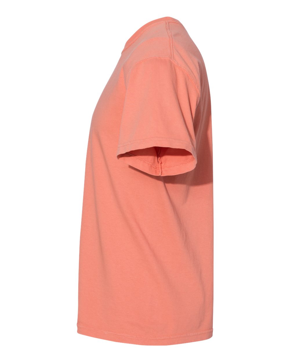 Left View of Terracotta Garment-Dyed Heavyweight T-Shirt - 1717