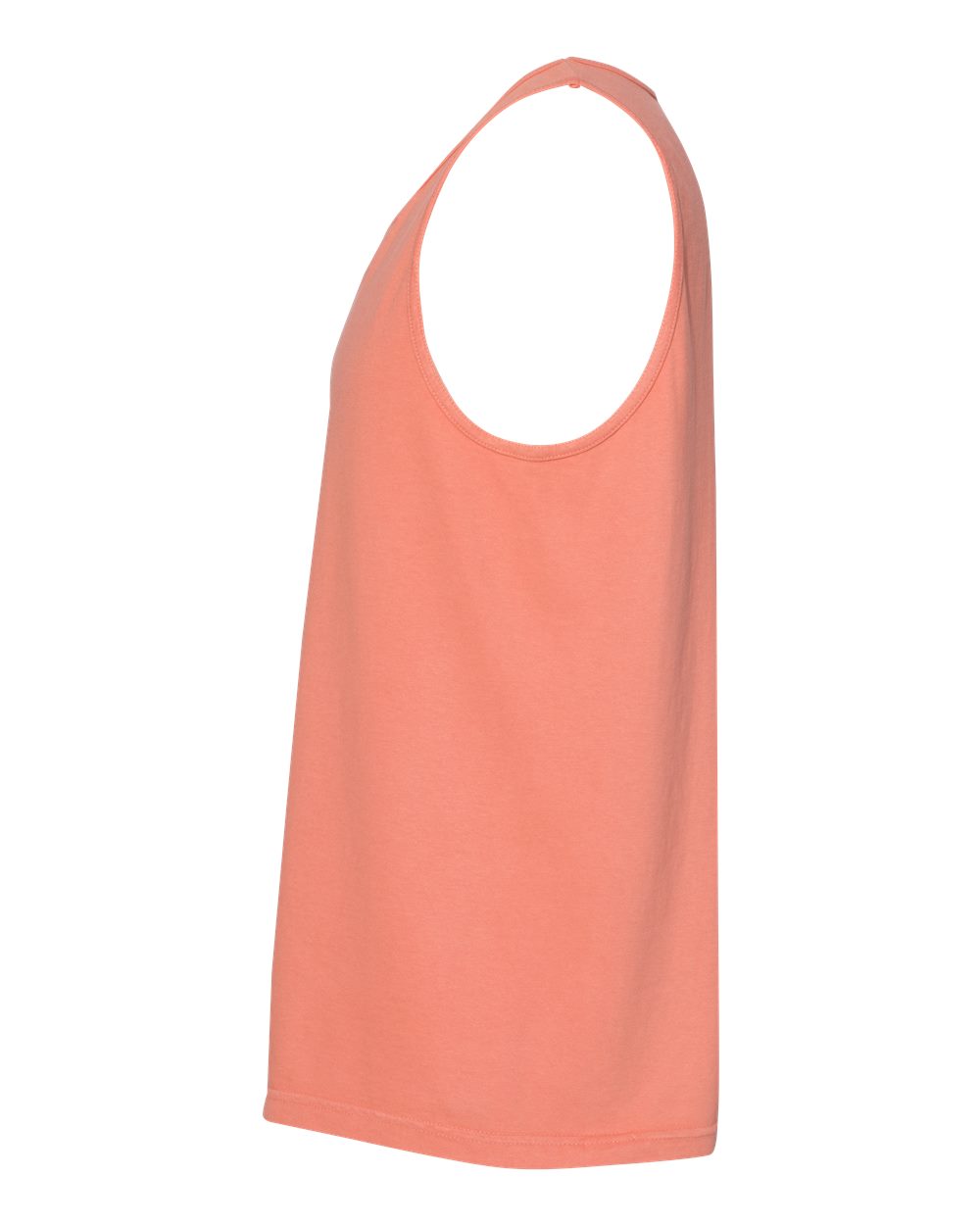 Left View of Terracotta Garment-Dyed Heavyweight Tank Top - 9360