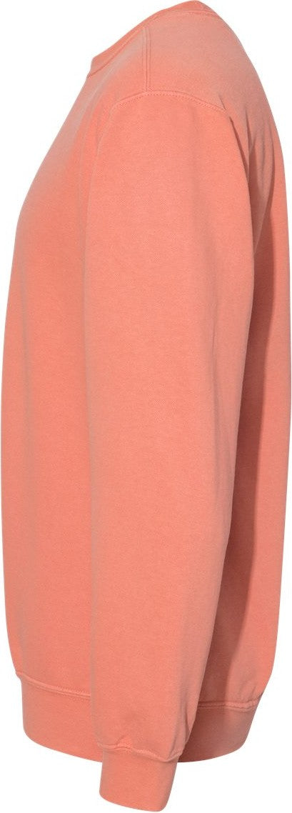 Left View of Terracotta Garment-Dyed Sweatshirt - 1566