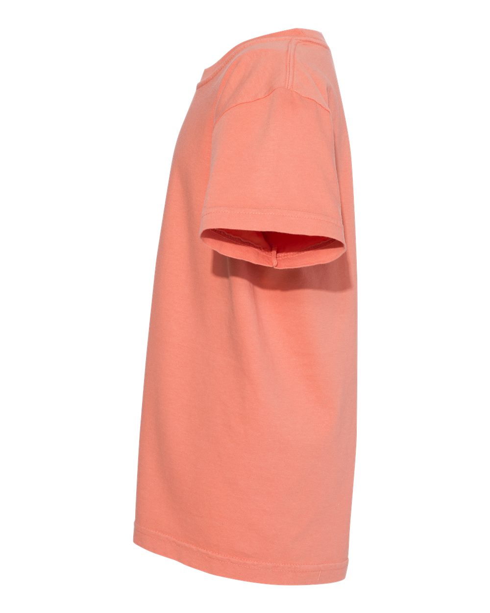 Left View of Terracotta Garment-Dyed Youth Heavyweight T-Shirt - 9018