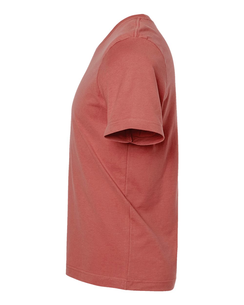 Left View of Terracotta Premium Cotton T-Shirt - 502