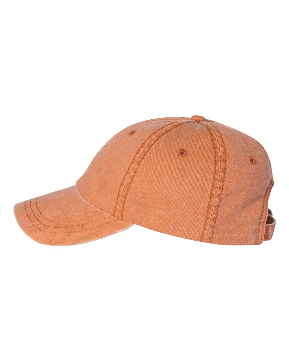 Left View of Texas Orange Pigment-Dyed Cap - SP500