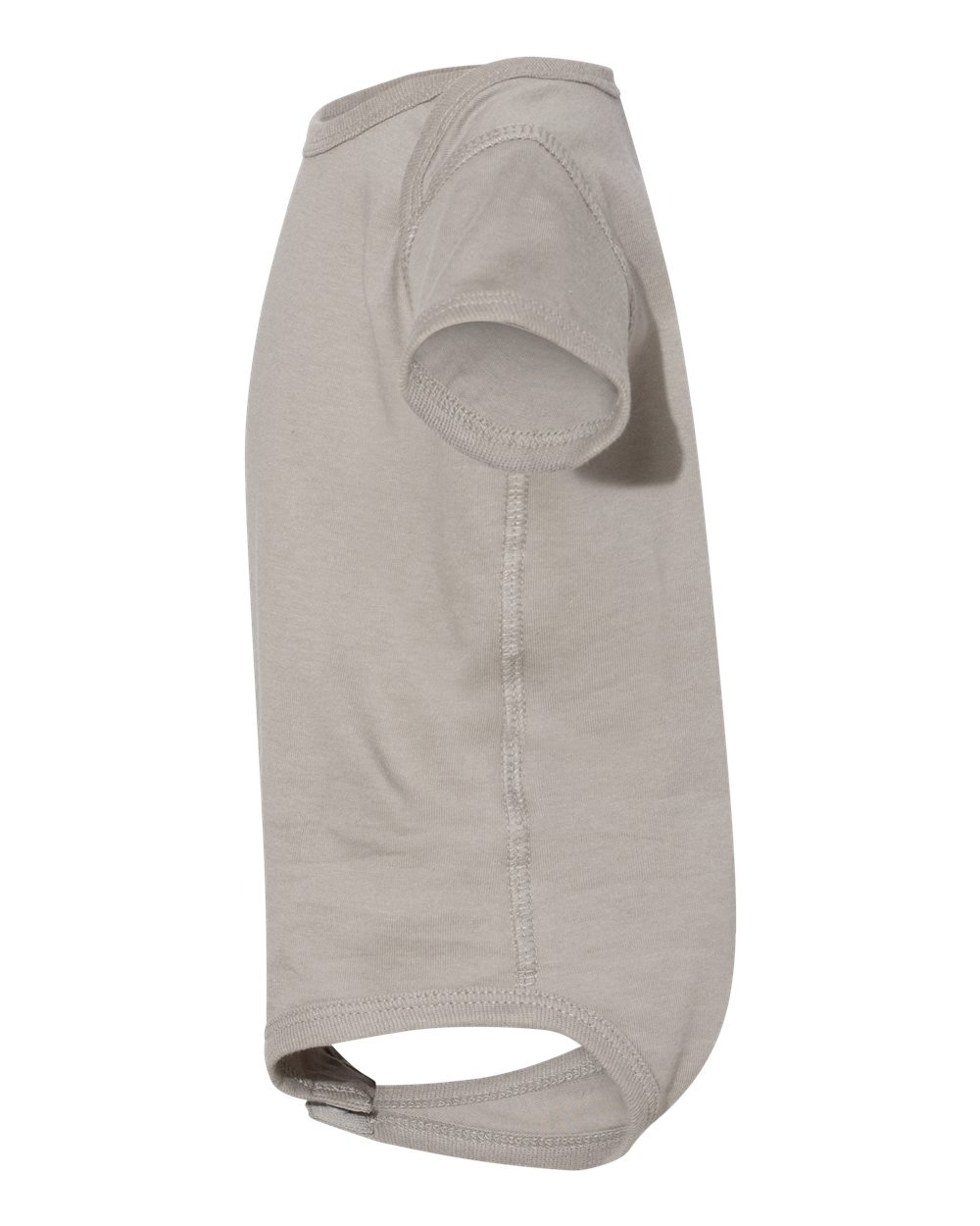 Left View of Titanium Infant Fine Jersey Bodysuit - 4424