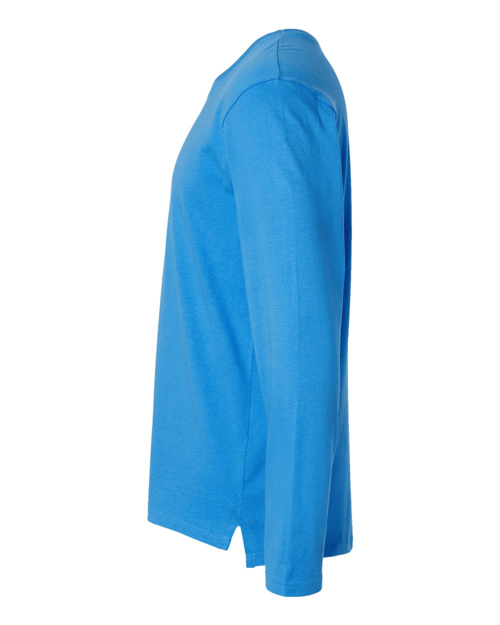 Left View of Tradewind Fine Jersey Long Sleeve Tee - 6918