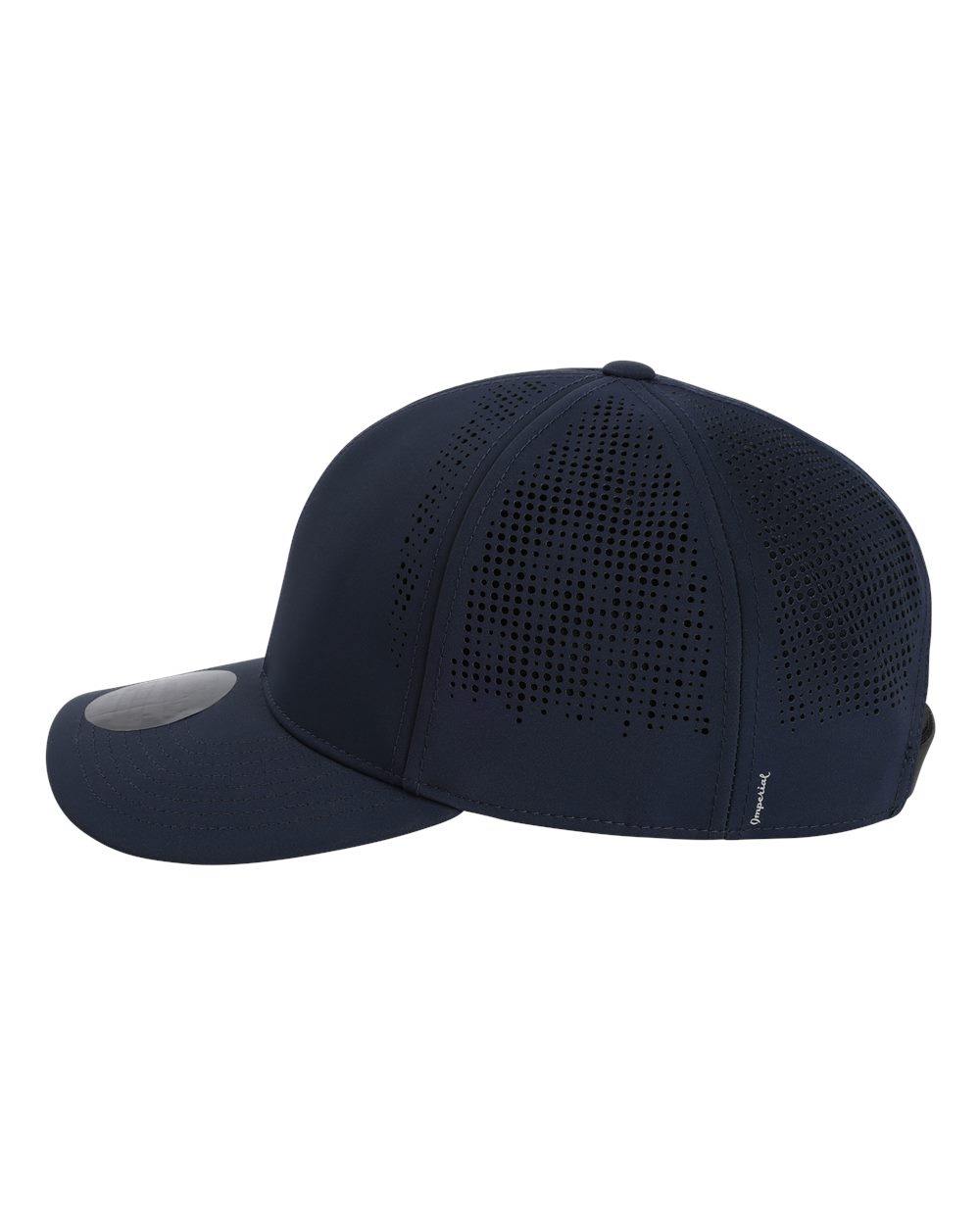 Left View of True Navy The Alpha Cap - S1502