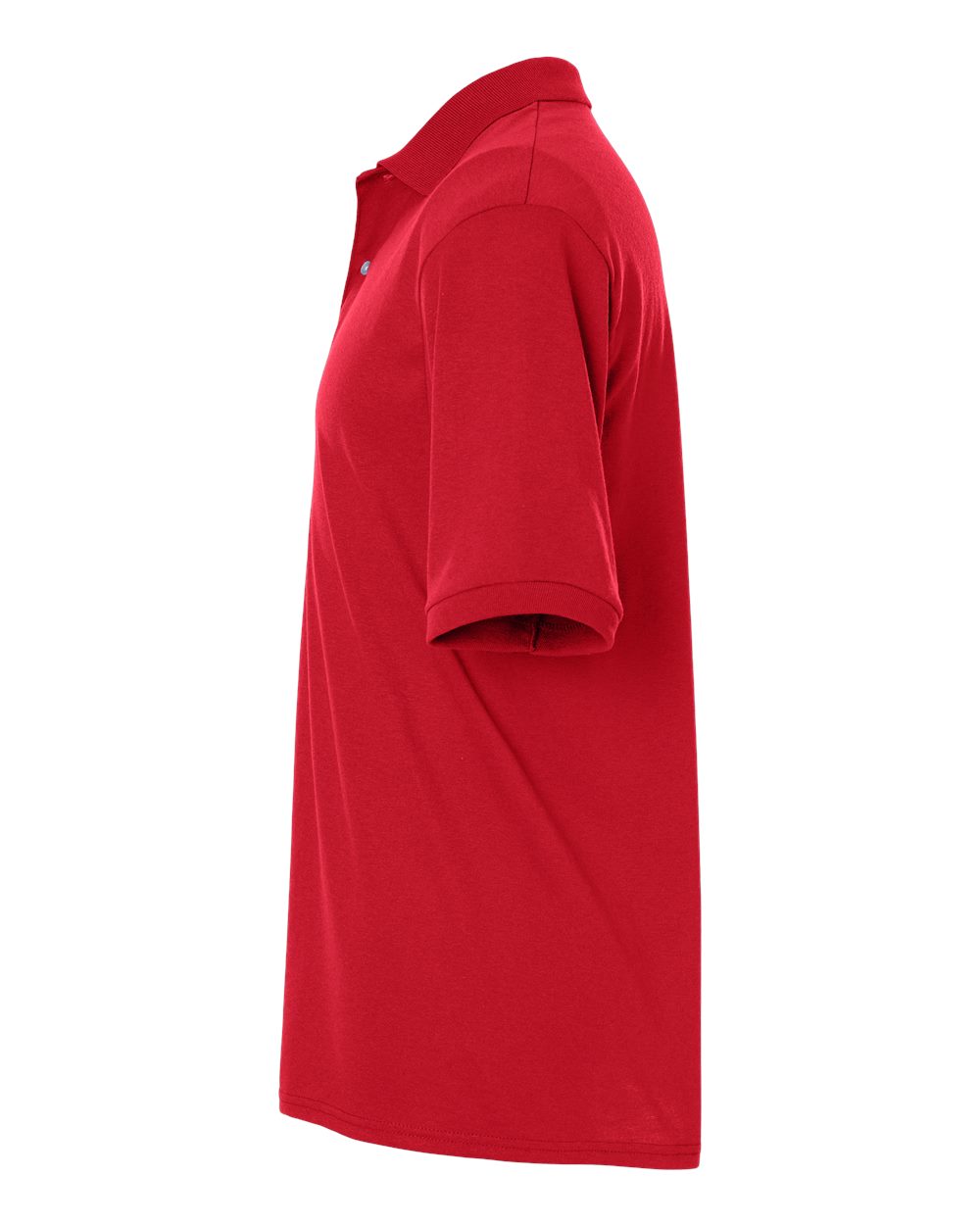 Left View of True Red Dri-Power® Polo - 437R