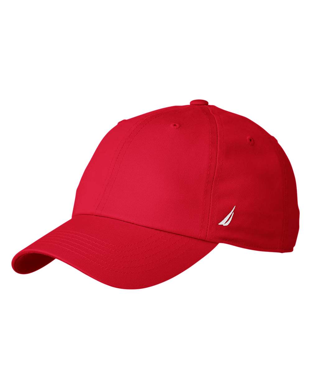Left View of True Red J-Class Baseball Cap - N17606