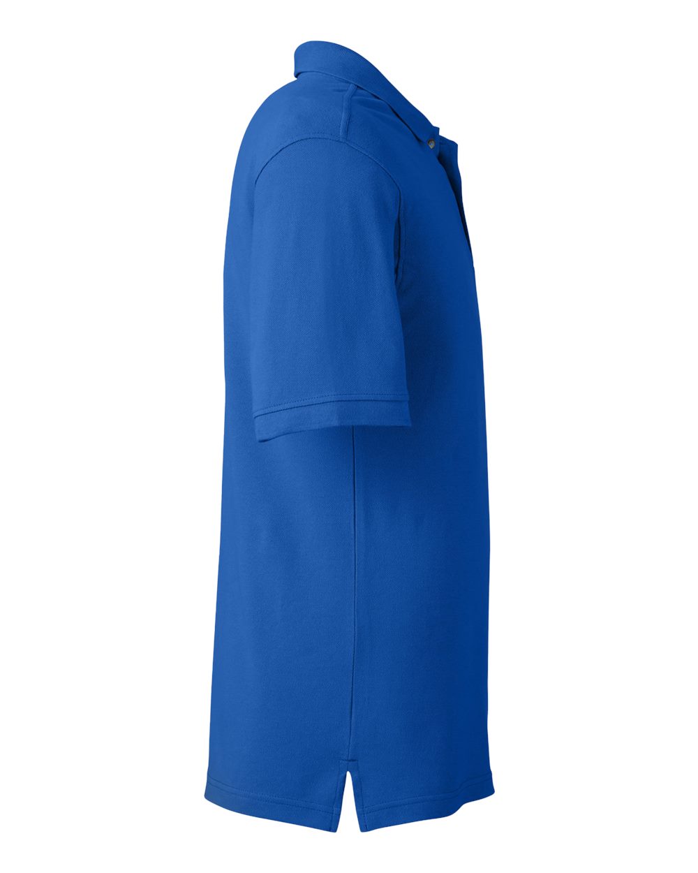 Left View of True Royal Men's Pique Polo - M200