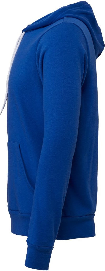 Left View of True Royal Sponge Fleece Hoodie - 3719