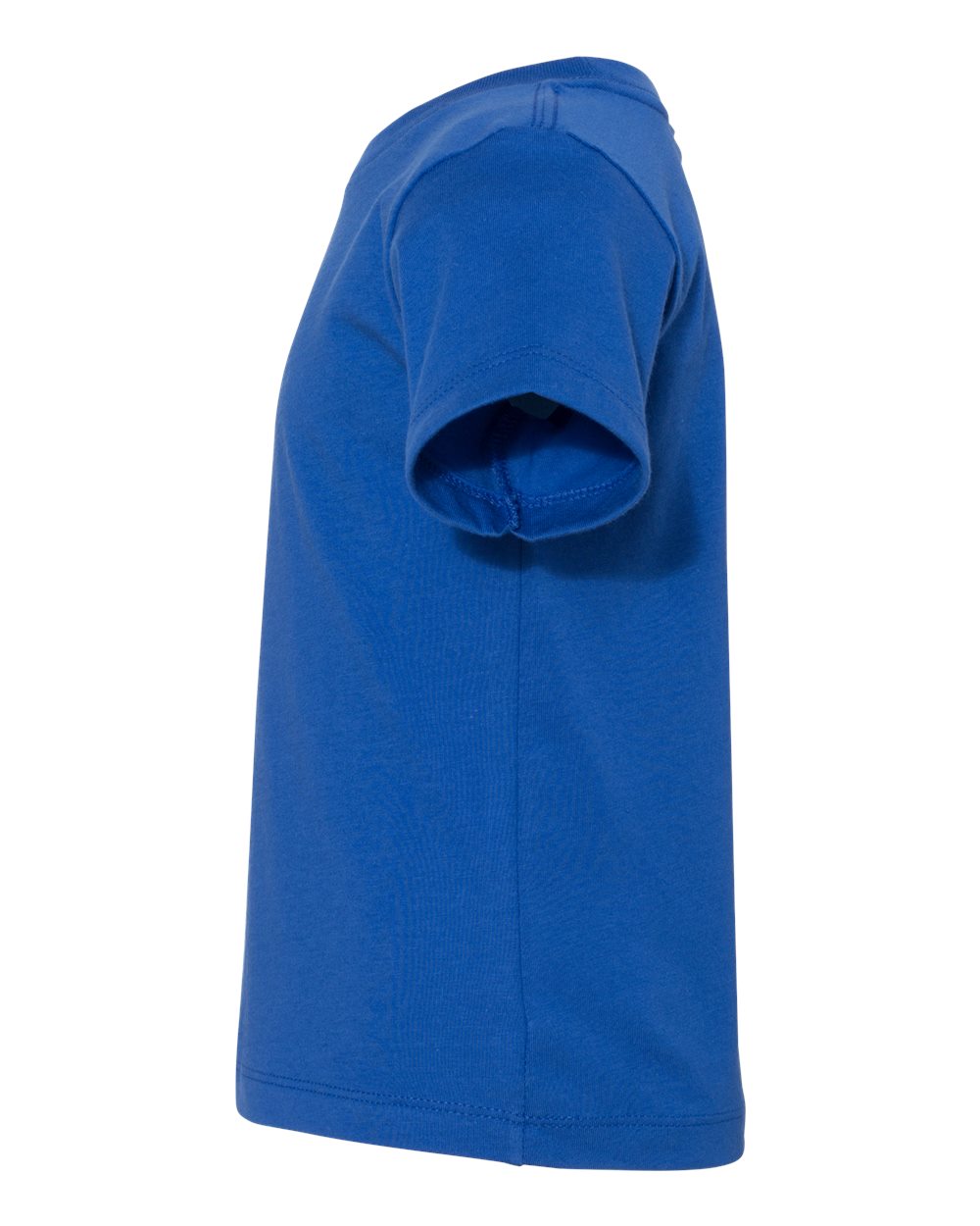 Left View of True Royal Toddler Jersey Tee - 3001T