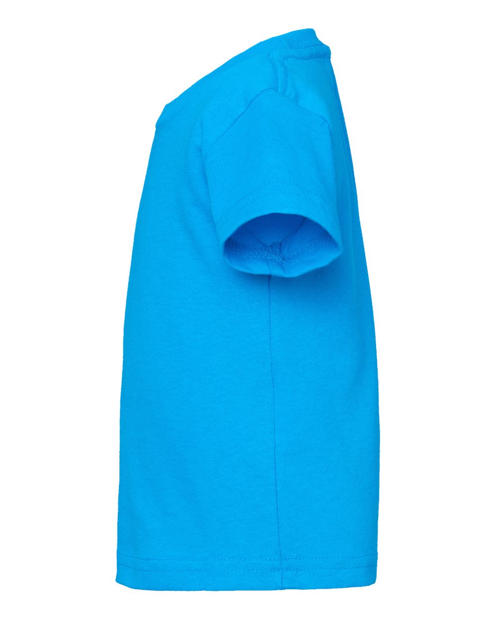 Left View of Turquoise Infant Cotton Jersey Tee - 3401