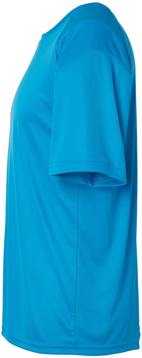 Left View of Turquoise Islander Performance T-Shirt - 200